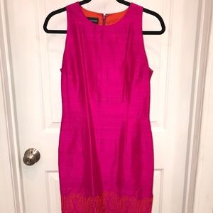 Donna Morgan 100% silk pencil dress